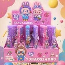 新款拉布布碎钻圆珠笔卡通创意挂件笔学生文具旋转出芯签字笔批发