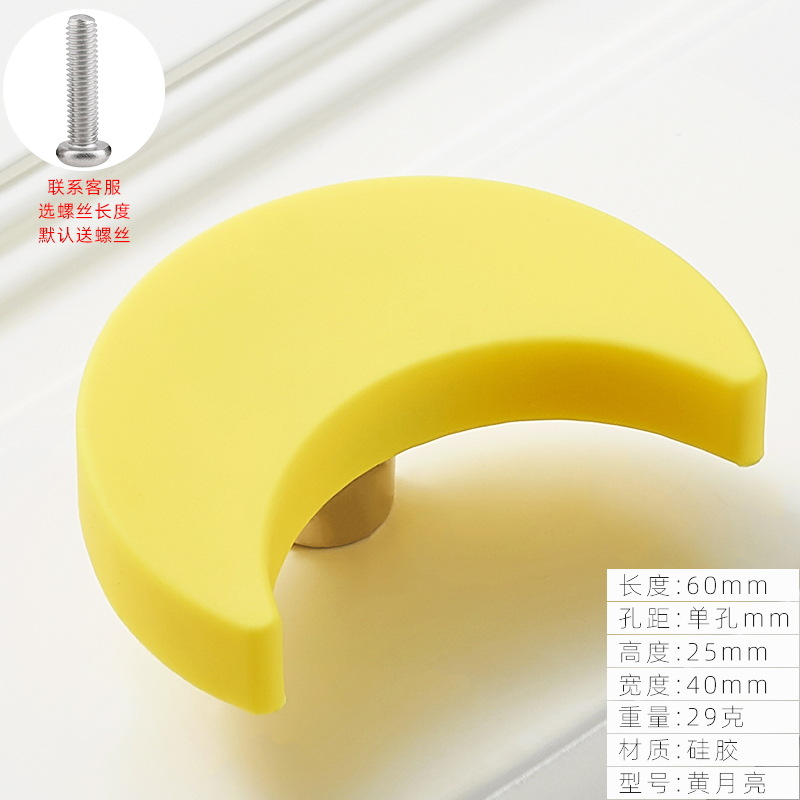 Solo agujero redondo estilo europeo marfil blanco mango gabinete muebles clásico sólido armario cajón mango al por mayor