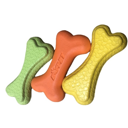 Dog toys, training dog EVA floating, bite-resistant, grinding teeth, pet ball, pull ring, interactive flying disc, rope ball, large dog