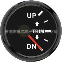 Yachts, and Fishing Boats — Other vehicle instruments - cx6029b-black-dial-black-cover-right-red-light