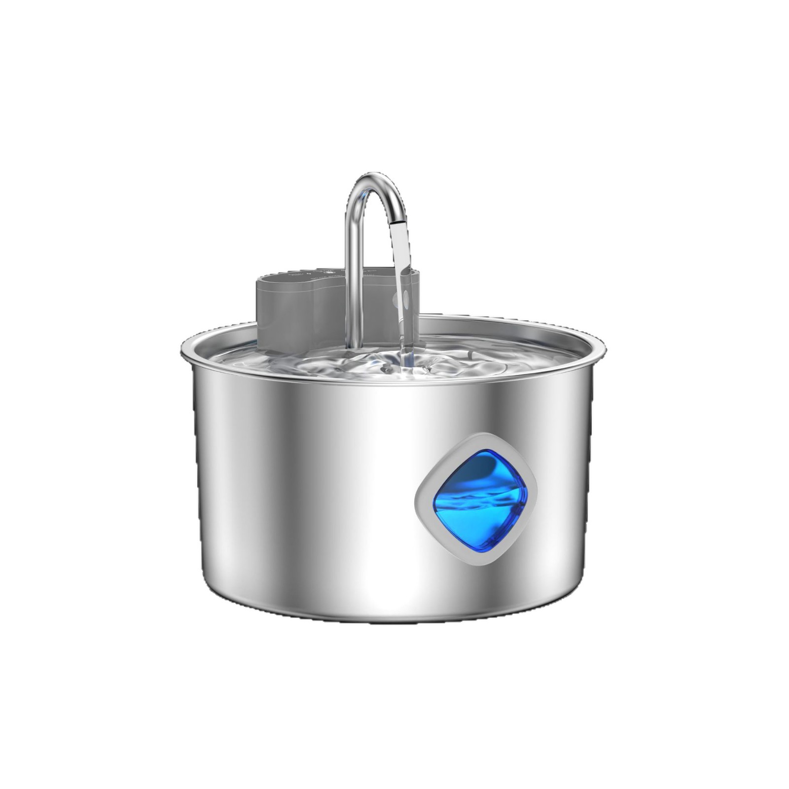 2026 nuevo producto transfronterizo máquina de agua para mascotas 3.2L de acero inoxidable para mascotas ciclo automático silencioso para perros y gatos alimentando agua