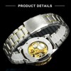 Winner winner 614 Business casual space golden strap 18 color men's manual mechanical watches