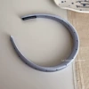 Blue narrow hot black diamond hoop