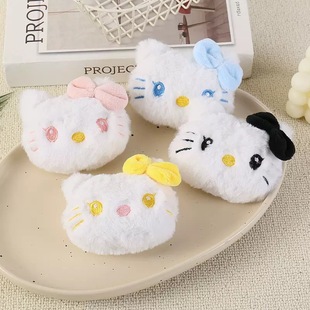 Large Cartoon Plush Kt Cat Doll Brooch Accessory Cute Cat Scarf Clothing Shoes Doll Accessory
