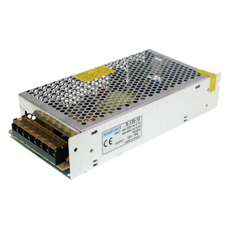 12V10A импульсный источник питания Светодиодная лента источник питания 12 В источник питания для мониторинга безопасности 120 Вт трансформаторный завод