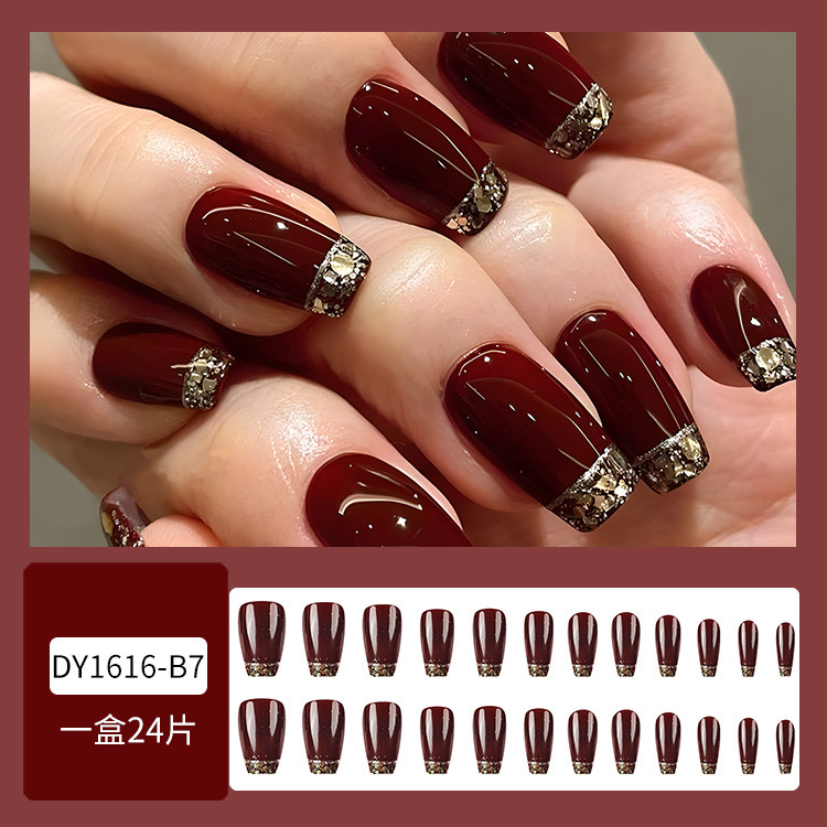 Venta caliente parche de uñas de pie desgaste de uñas de belleza de uñas pieza al por mayor elegante pieza de uñas de pie blanco dedo del pie fábrica de uñas