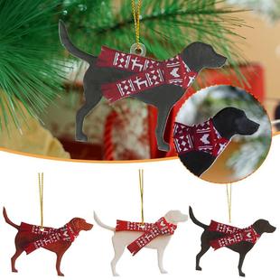 2025 Christmas Decorations Pendants Personalized Labrador Dog Christmas Decorations Christmas Tree Pendants in Stock