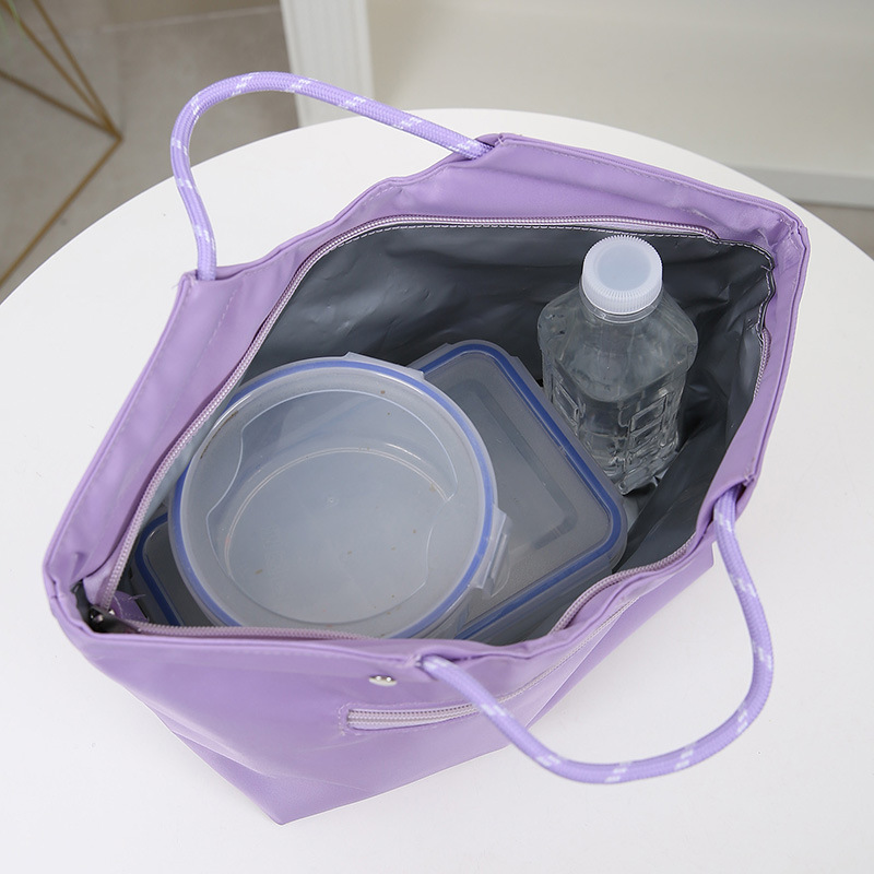 Bolsa de mano de ocio de gran capacidad para salir a prueba de salpicaduras de usuario real bolsa de mamá de oficina bolsa de almuerzo de aislamiento