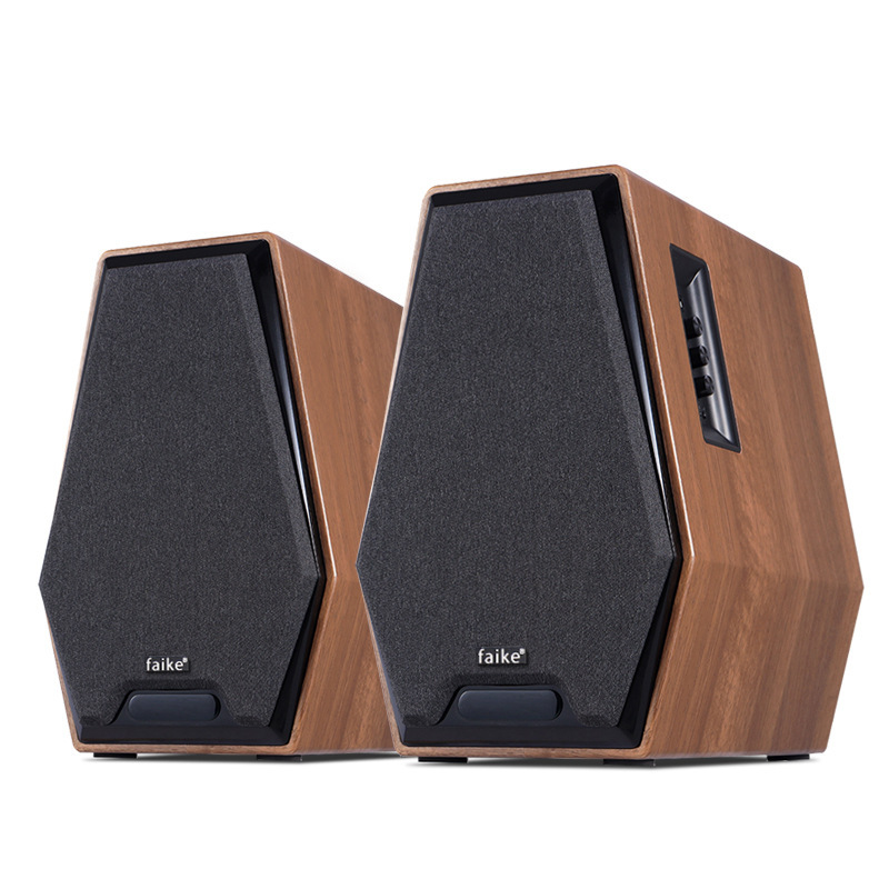 North Korea Specializes in Ch680 Computer Speakers, Desktop Home-Use Bluetooth Wired Subwoofer 2.0 Wooden Speakers