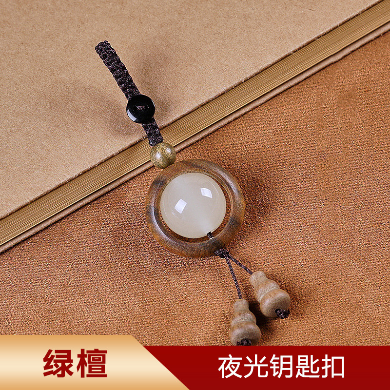 本物のアフリカ紫檀キーホルダー、男性用、手彫り、無垢材、工芸品、車用ペンダント、女性用飾り、卸売