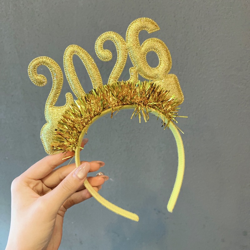 2026 デジタルヘッドバンド新年大晦日スパンコールヘッドバンドヘッドバンド大晦日誕生日ヘッドバンドクリスマスパーティー写真小道具|undefined