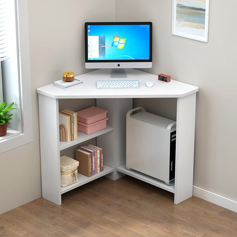 Small Triangle Study Desk Writing Desk Corner Corner Computer Desk Simple Household Corner Economical New Product