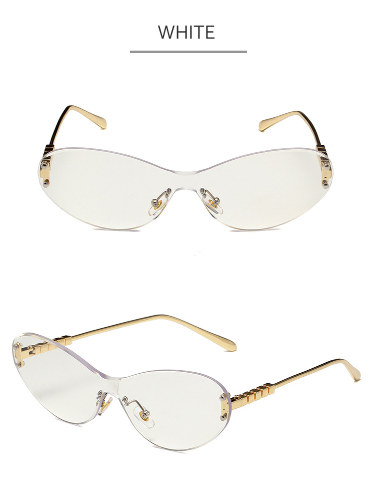 Men's Sunglasses New Ring Shaped Frameless Ocean Lens Sunglasses Anti Ultraviolet Catwalk Outdoor Driving Sunshade Fashion Sunglasses_viptrois.com