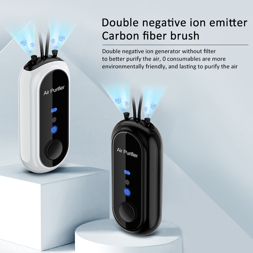Creative Negative Ion Portable Purifier Office Dormitory Smoke and Odor Removal Portable Mini Air Purifier