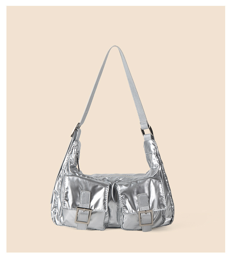 Borsa a tracolla in nylon versatile casual per ragazze di alta qualità, multitasche per motociclette da donna con una moda di nicchia, nuova_voghion.com