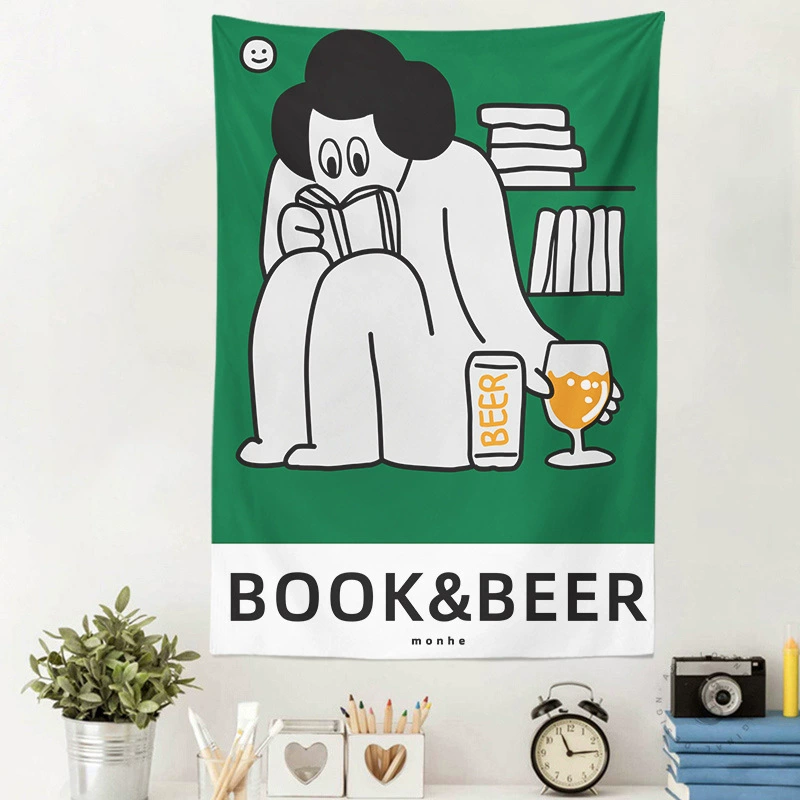 Читать больше книг Вдохновляющий текст Фон ткань Карта INS ветров decorative настенная подвеска ткань кофейня декоративный фон ткань