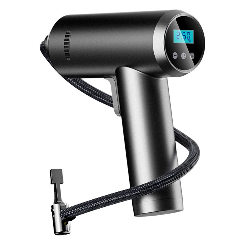 Автомобильный воздушный насос интеллектуальный цифровой дисплей беспроводной воздушный насос ручной пистолет портативный аварийный насос электрический насос