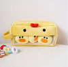 Plush cute capacious pencil case, funny pin, storage bag, cute animals, simple and elegant design