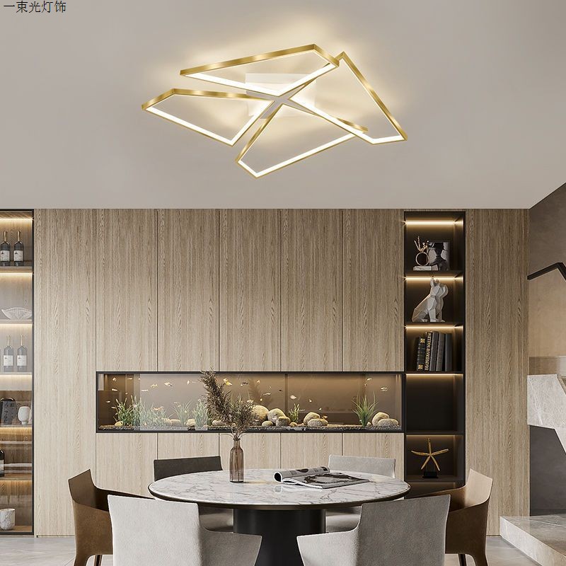 Nordic style ceiling lights for living rooms, simple, modern, and elegant; suitable for home use, dining rooms, and bedrooms.