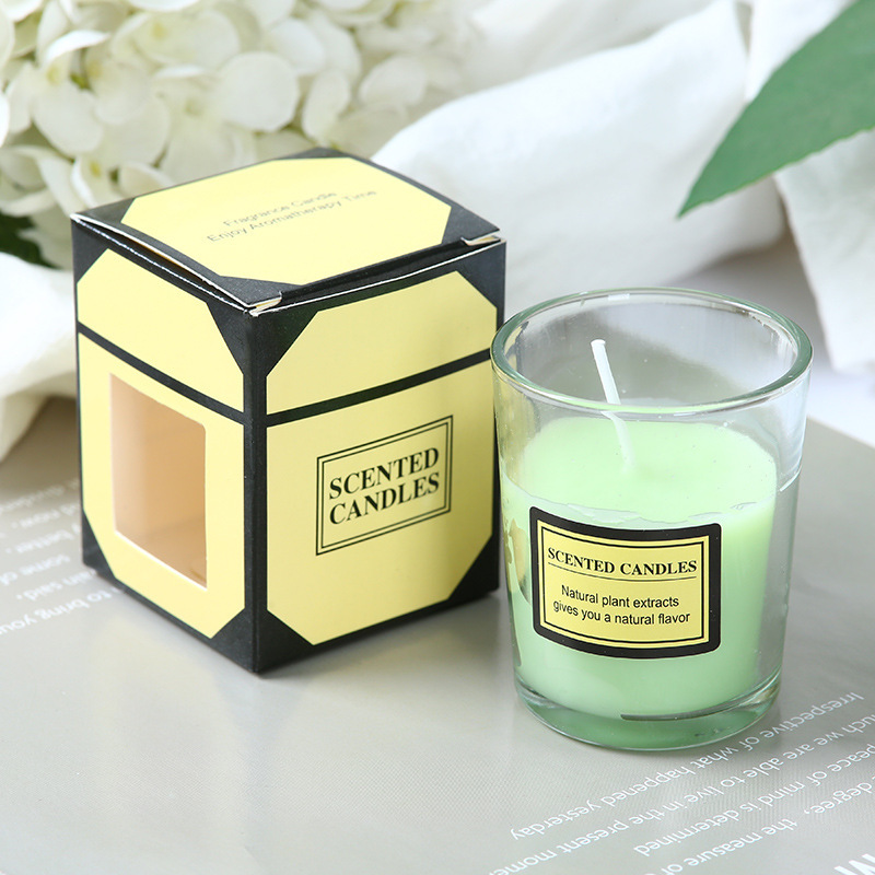 1 Piece Quantity Indoor, Home, Sleeping Occasion Wax Material Simple Style Letter Plant Wax Candle Scented Candle Candle