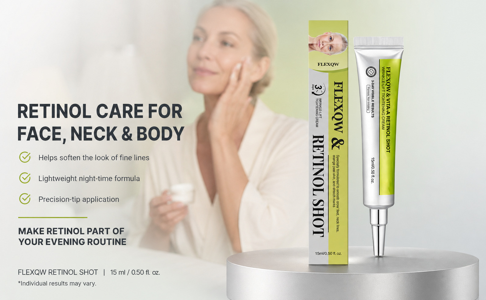 Wow Cross-Border Bestseller Retinol Augencreme - Sanfte, feuchtigkeitsspendende Textur mit feiner, milder Retinol-Essence