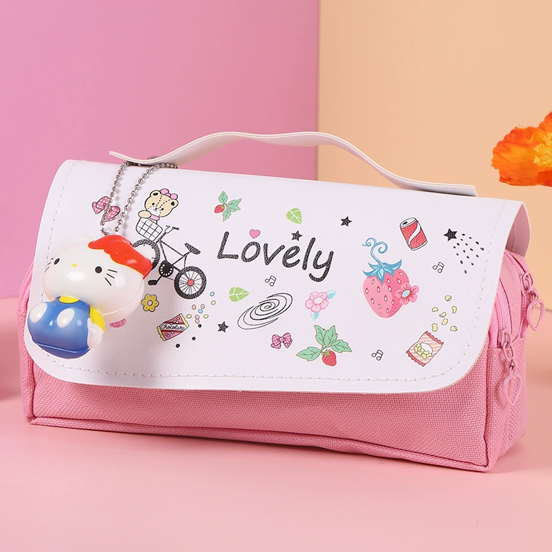 Hello kitty, японский высококачественный пенал для учеников начальной школы, антистресс, новая коллекция