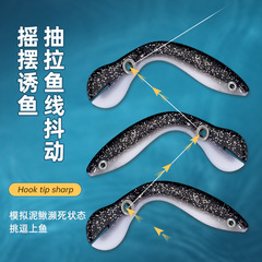 Lure: Soft Worm 10cm 6g, Crappie, Pike, Salmon, Dead Worm, Baitfish Lure, Freshwater and Saltwater Fishing