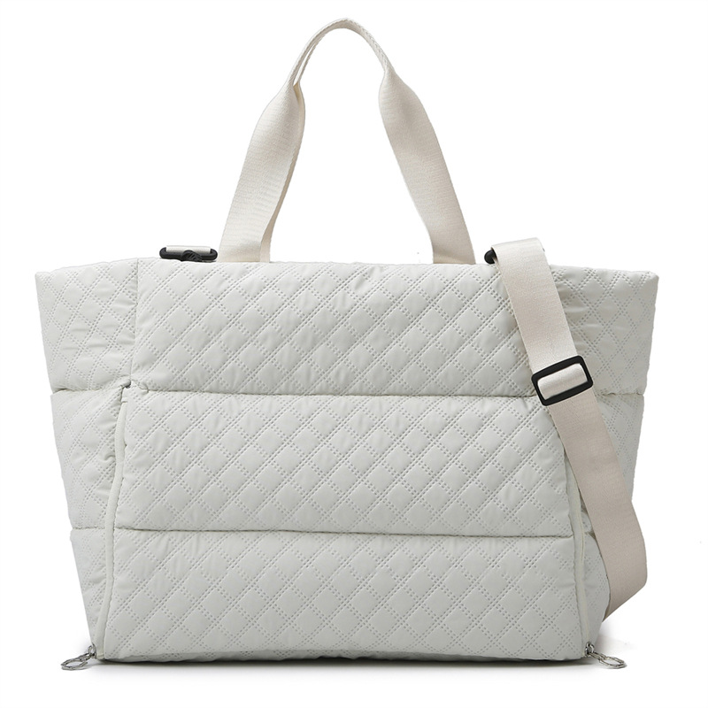 Nueva bolsa de algodón bolsa de fitness bolsa de viaje mujer bolsa de viaje de gran capacidad portátil de corta distancia bolsa de yoga