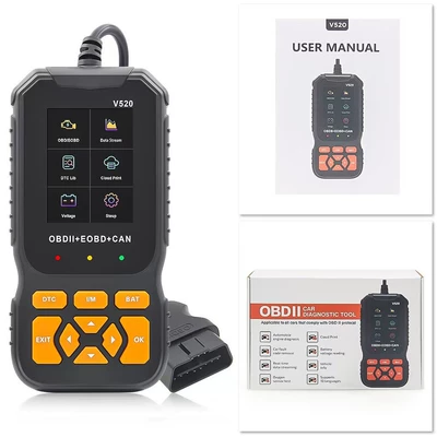 Cross-Border V520 Multi-Language Plug-And-Play Car Engine Fault Diagnosis Scanning Tool (Avtomobil diaqnostika alətləri) - v520