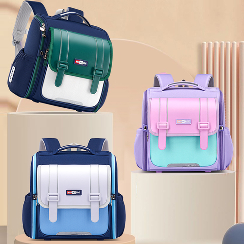 Schoolbags for elementary school students, large capacity, decompression and spine protection, lightweight and durable, new backpacks for boys and girls in grades 1-6