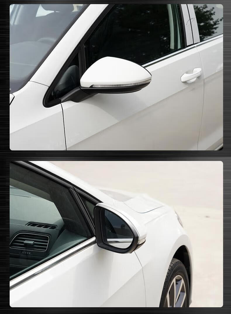 Suitable for Volkswagen Golf 7 Reversing Mirror, Rearview Mirror, Reflector Shell, Lens, Frame, Light Housing, Turn Signal Light with Paint
