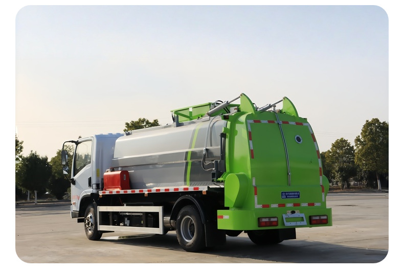 Dongfeng pure electric food waste truck available for wholesale, low-noise operation, direct sales from the manufacturer