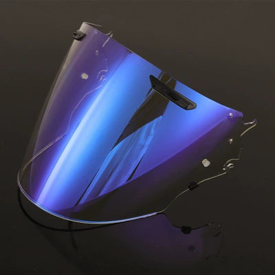 Compatible with Motorcycle Three-Quarter: Dəbilqə (Kaska) aksesuarları - vz-ram-transparent-revo-blue