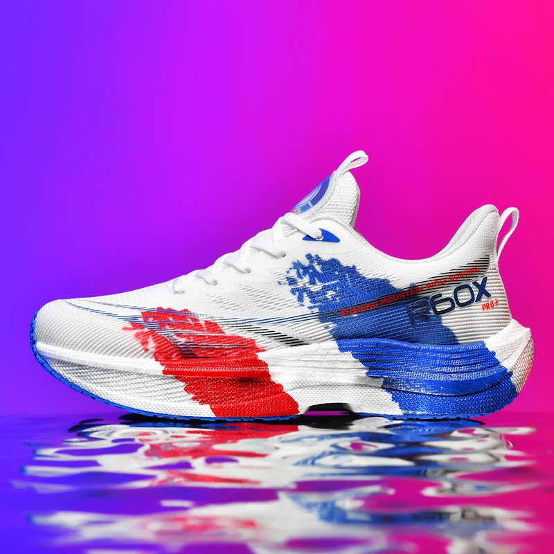 2025 New Spring and Summer Really Explosive Carbon Plate Sports and Casual Shoes Men's Shoes Extra Large Size Running Shoes Fashionable and Versatile Outdoor