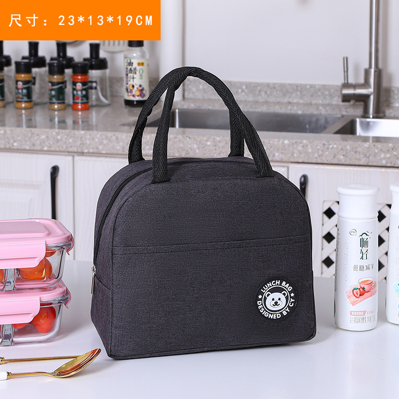 Bolsa de almuerzo de commuerzo de viaje, bolsa de aluminio grande, bolsa de almuerzo gruesa, bolsa de almuerzo, bolsa de almuerzo, bolsa de mano