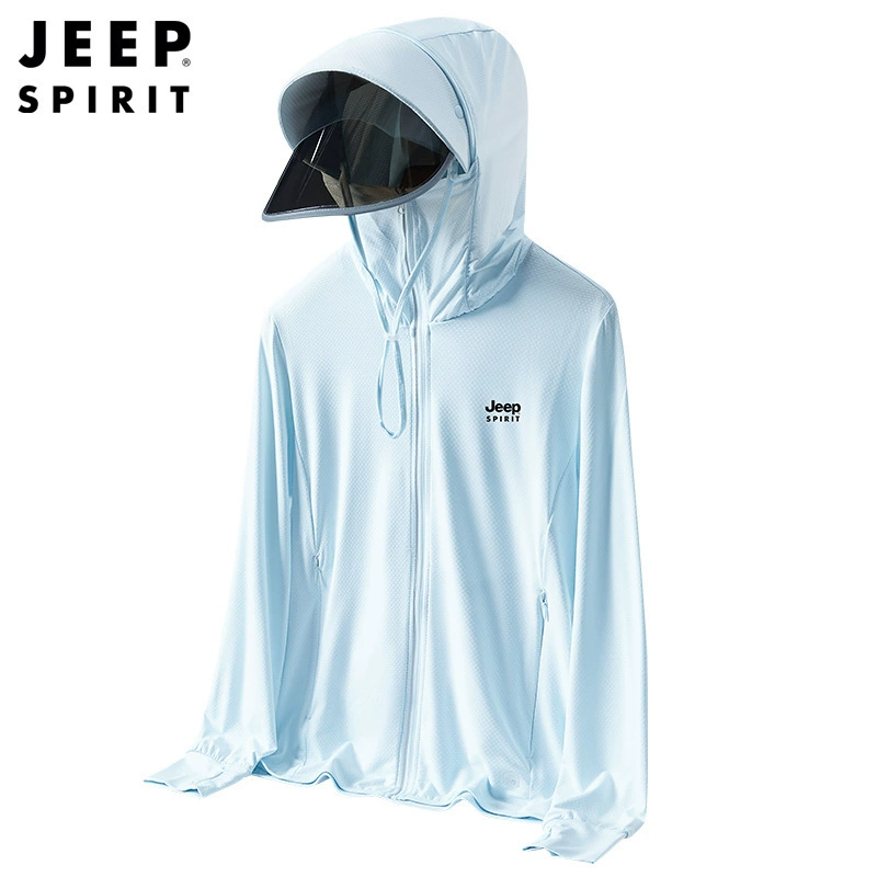 ДЫХАЮЩАЯ ПРЕДОСТОРОЖНОСТЬ КОМБИНАЦИЯ JEEP/吉普: одежда для путешествий летом с защитой от солнца, ветровка, для любимого, защита от UV