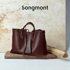 Songmont山下有松循迹系列托特包女大容量设计师款通勤单肩手提包