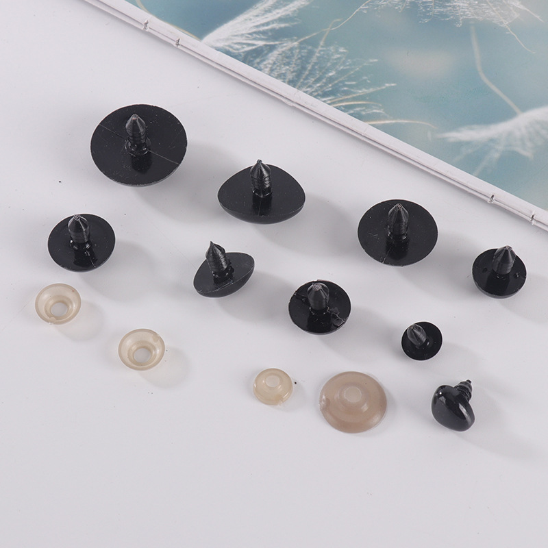 Ojos animales de plástico ojos de juguete todos los ojos negros/ojos de oso de peluche