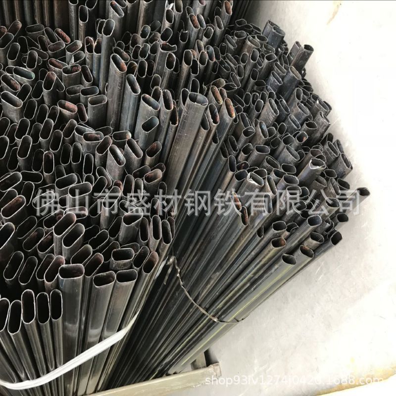 非标 Q195B异型钢管 薄壁冷拔管 广东定制 椭圆半圆扁圆异型管