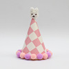 Free shipping cake decorative cartoon animal hair ball hats birthday hat party Patty party hat