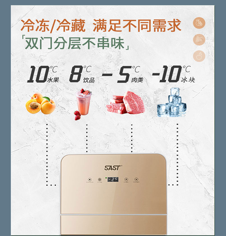 Mini refrigerator energy saving low energy consumption mini drug storage car compressor cosmetics storage car refrigerator