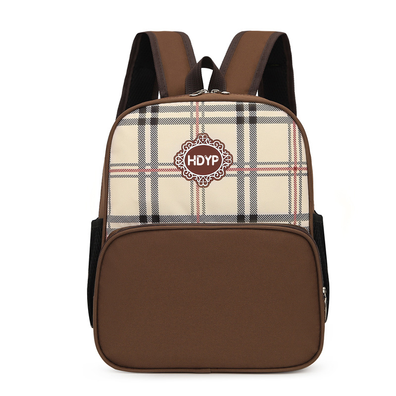 Kindergarten schoolbag venta al por mayor cuidado infantil jardín bebé conexión publicidad masculina y femenina bebé impreso logo image 13