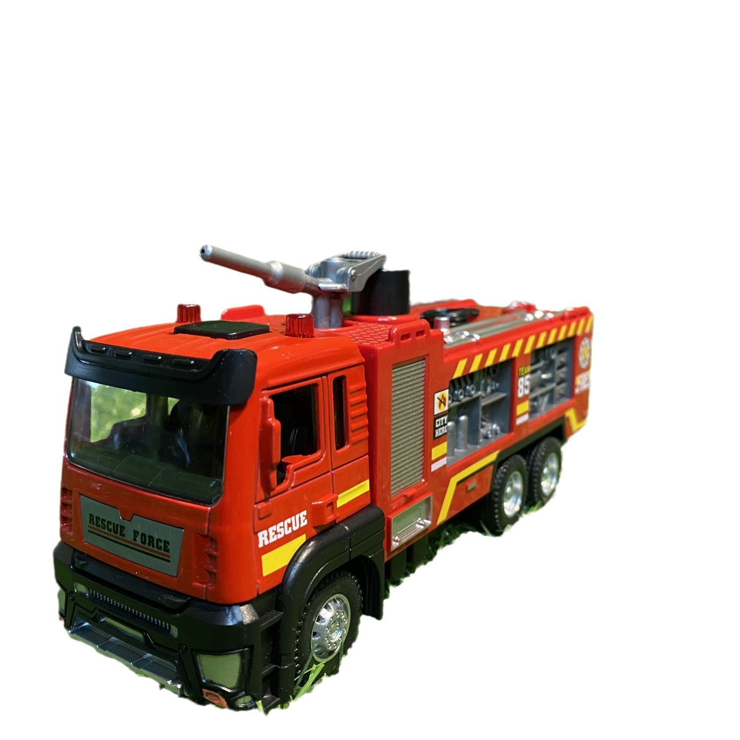 天鷹玩具合金消防車エレベーター車昇降車水車スプレー車3 ~ 6歳の子供の男の子のおもちゃ