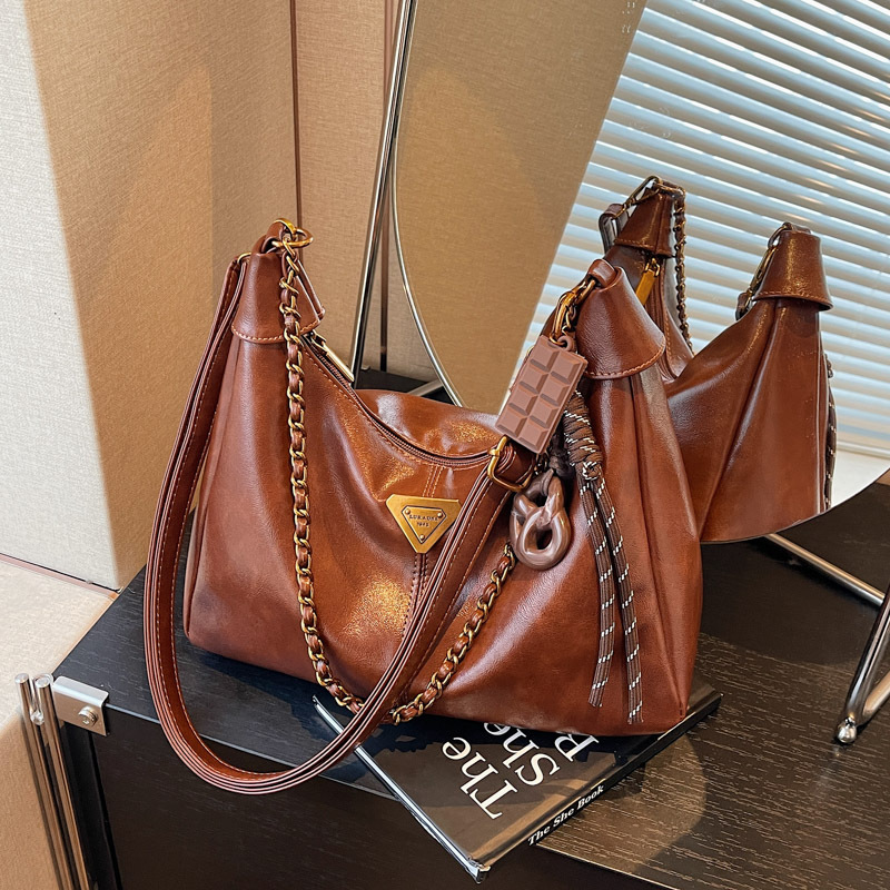 Cross-border Bag Women's Large Capacity 2024 New All-match High-end Shoulder Crossbody Bag Commuter Fashion Tote Bag