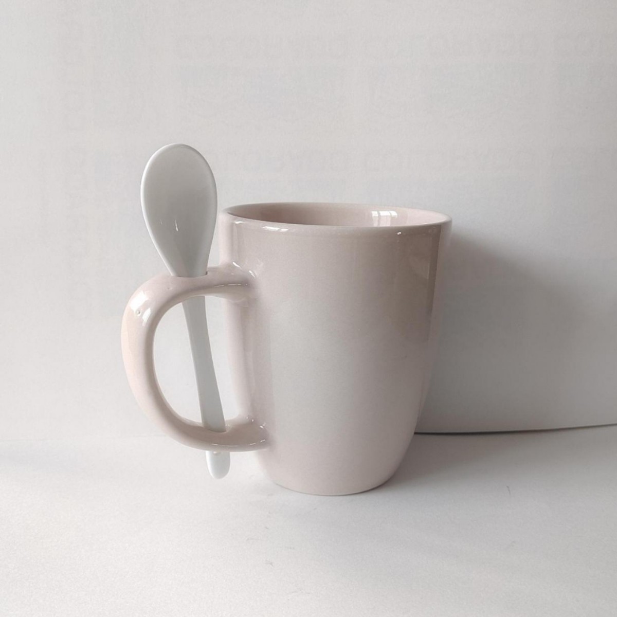 Venta caliente con cucharas, tazas de café con logotipo impreso, tazas de café con agua, construcción de grupos empresariales, celebración de la apertura de tazas de cerámica personalizadas image 6
