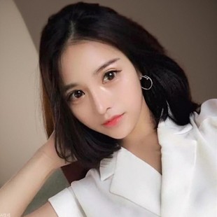 Amazon New Wig Women's Mid-point Liu Haibo Wave Head Short Straight Hair Fluffy Face Repair Chemical Fiber Headgear Factory Supply