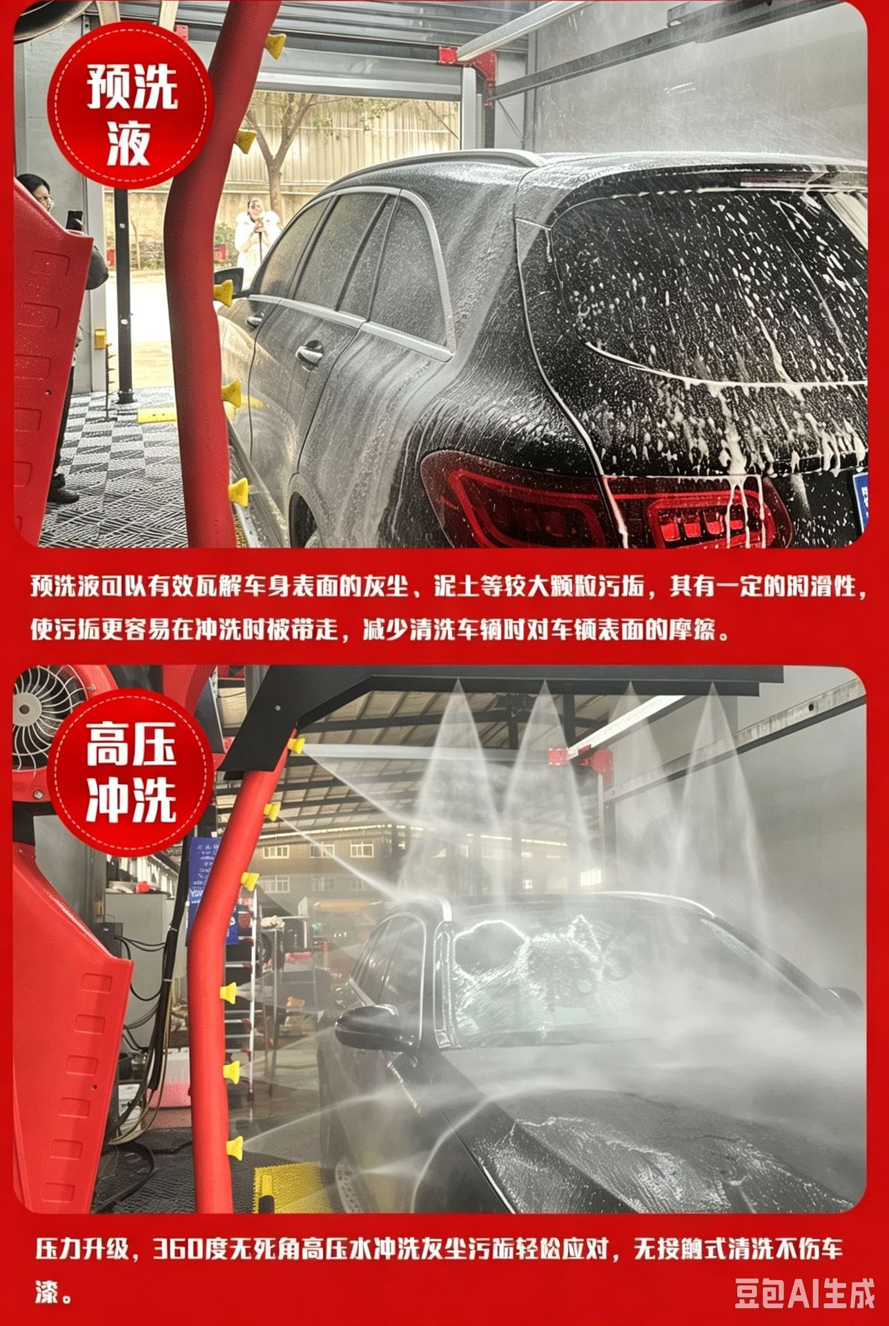 High-Performance 24-Hour Operation Contactless Car Wash Machine 360-Degree Precision Automatic Car Wash Machine Car Cleaning Machine