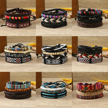 2024新款波西米亚风手链 民族风多彩串珠手饰 女士编织手工批发