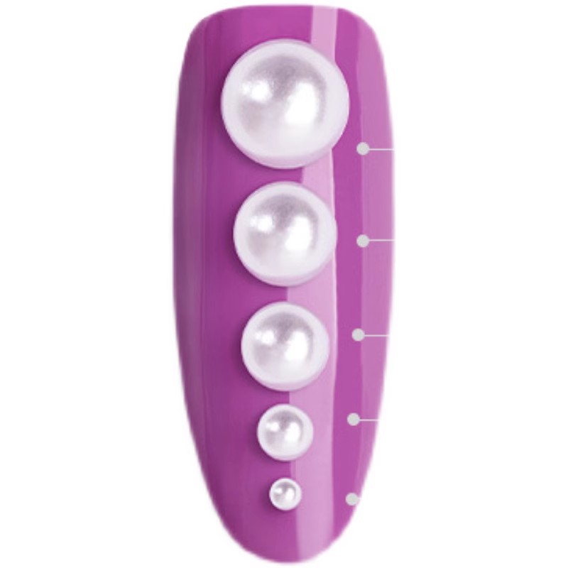Small white nail decoration pearl