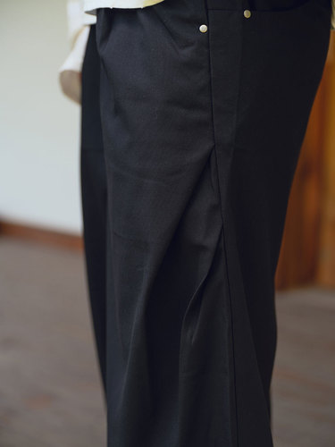 TRS Minimalist Series | 26SS Retro Pleated Bending Knife Lightweight Comfortable Drape Commuter Casual Pants for Men and Women